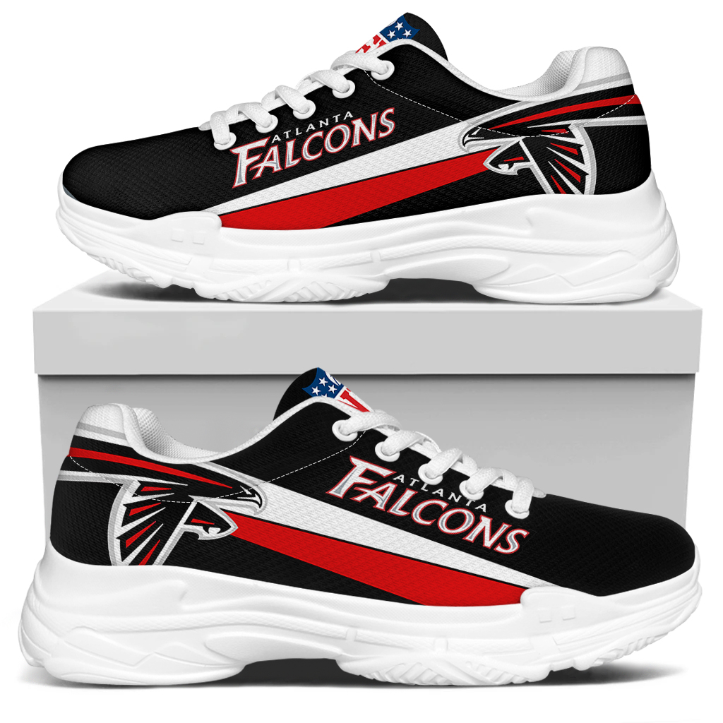 Men's Atlanta Falcons Edition Chunky Sneakers With Line 004
